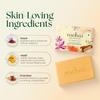 Moha Kesar Chandan Soap Bars 100 g X  Pack Of 3 For Daily Bathing Glow, Gentle Cleansing And Deep Moisturizing Care