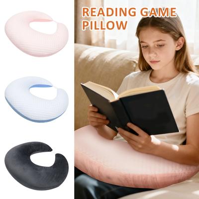 Gaming Reading Pillow U Shape Arm Support Pillow Adult Crocheting Pillow Portable Desk Soft Skin-Friendly For Watching TV Travel