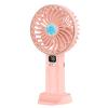 Handheld/Desk Mist Cooling Fan with Digital Display & Silent, Brushless Operation