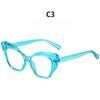 Fashion Blue Light Blocking Ladies Glasses Frame Ultralight Cat-eye Flat Glasses Optical Prescription Glasses Frame Women 62604