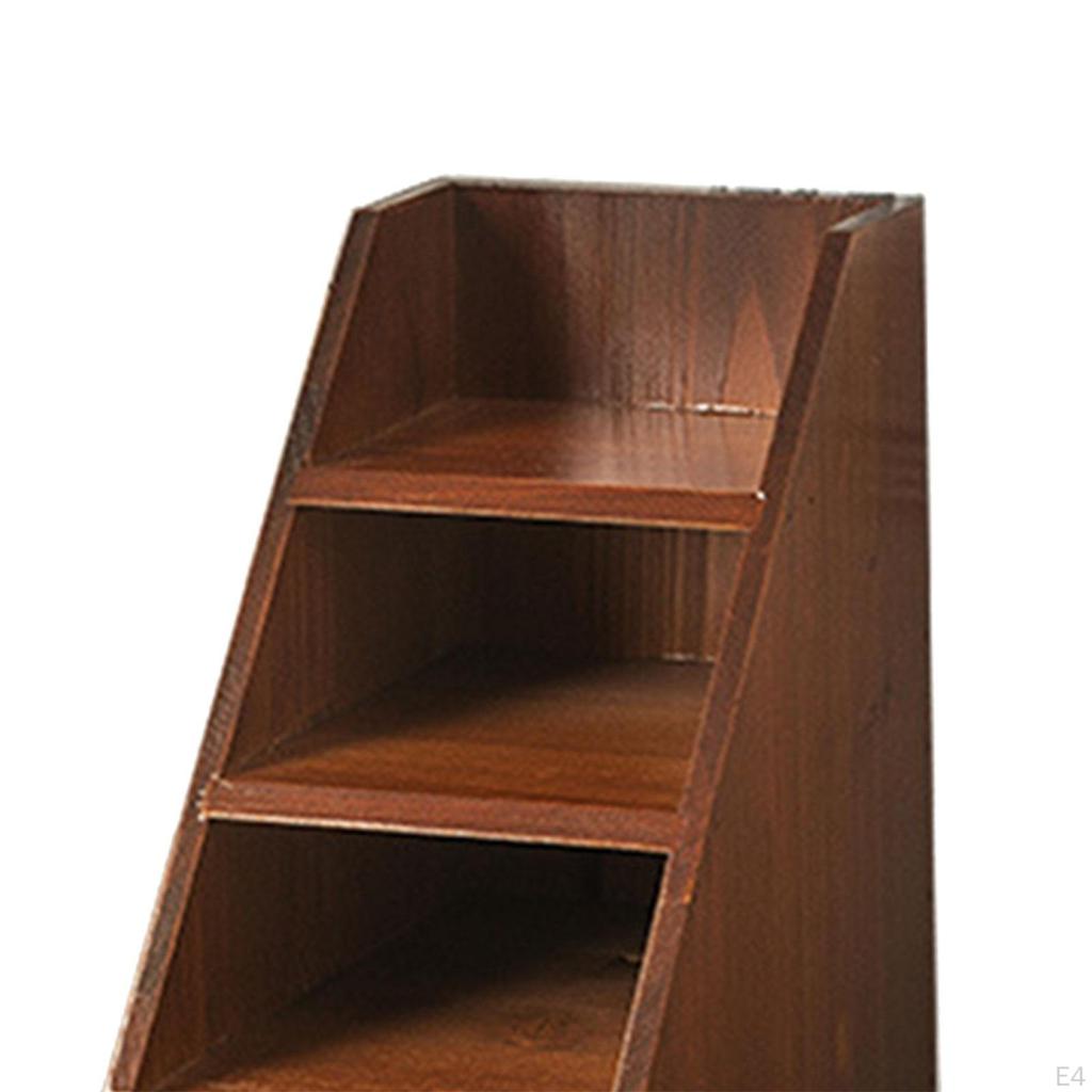 Classic Wooden Desk Organizer for Home and Office