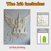 Pearl The Flying Castle DIY Diamond Art Kits 15.7x19.6inch Gem Art Diamond Painting Kits Without Frame for Adults Gift Idea Home Wall Decor