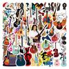 55 Guitar Guitar Instrument Graffiti Stickers Scooter Laptop DIY Stickers