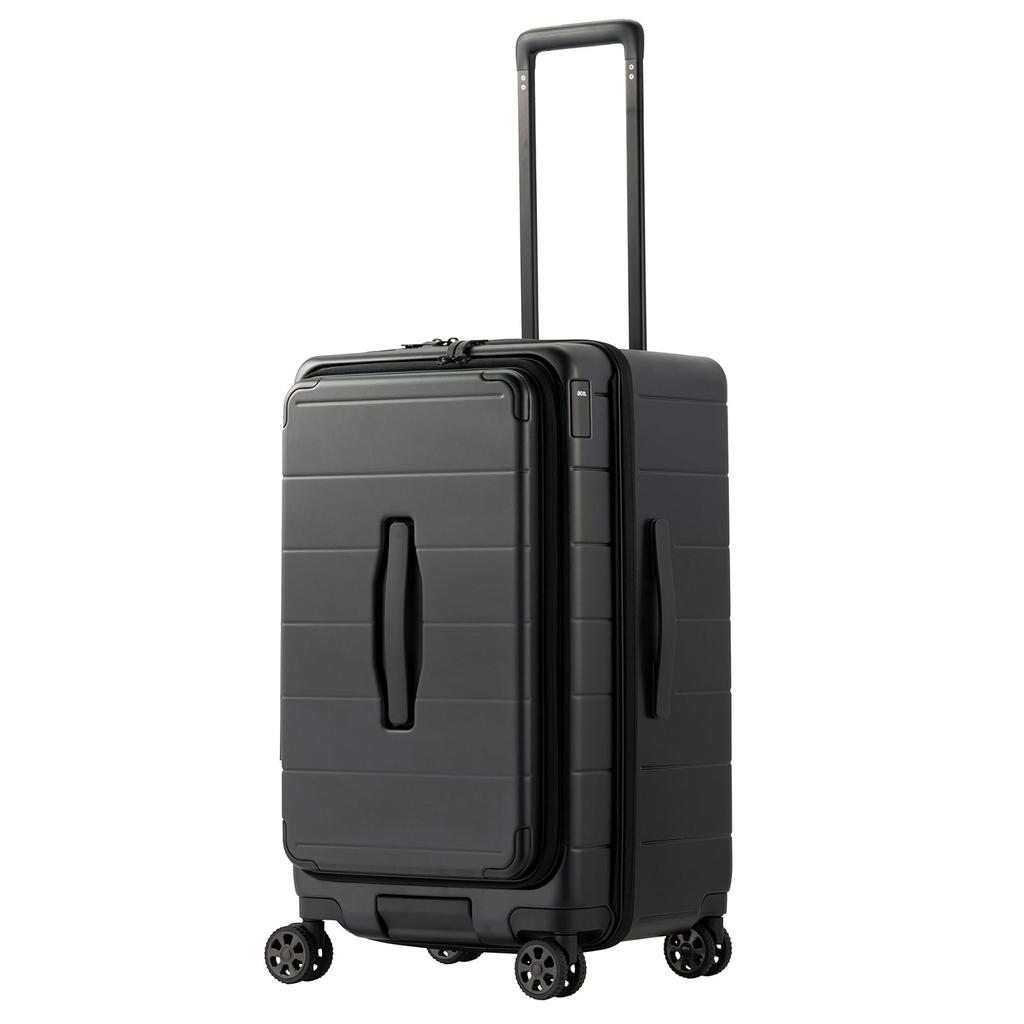 Suitcase Large Large Capacity L Size 5 Nights 6 Days 6 Nights 7 Days 64L Outdoor Emergency Front Open Large Twin Wheel Casters Carry Case Carry Bag
