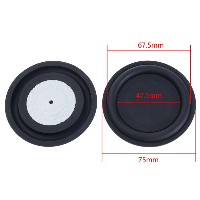 2Pieces Bass Speaker Loudspeaker Vibrating Passive Radiator Speaker Passive Radiator Repair Accessories DIY Home Theater