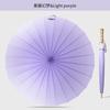 New 24-bone gradual change umbrella bamboo handle bumping cloth fabric wind-resistant printing straight rod umbrella