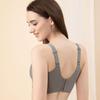 Large Size Thin Bra Without Steel Ring Full Cup Adjustable Shape Push-up and Side Breast Support Underwear