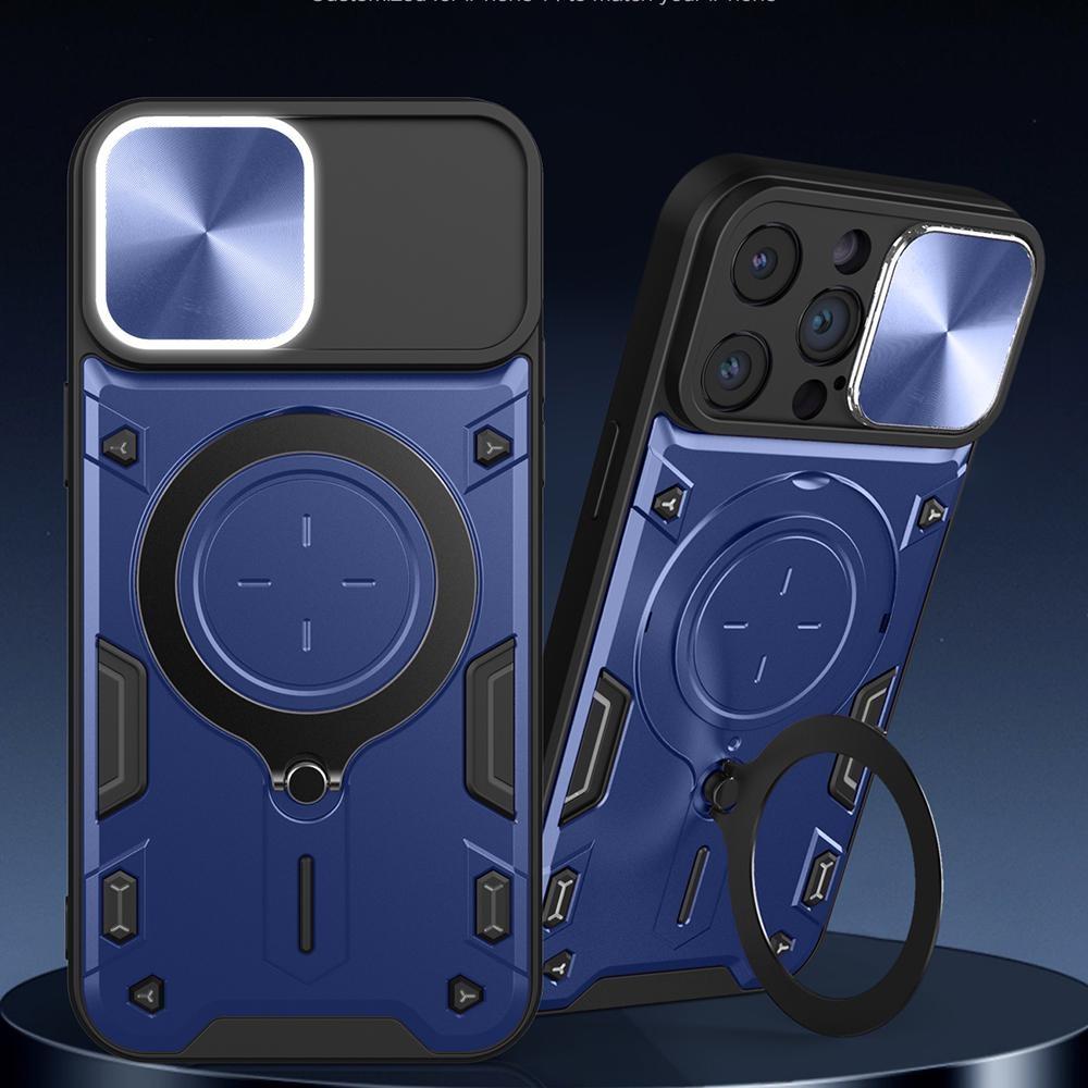 360° rotace s magnetickým kroužkem, stojánek, ochrana objektivu, pancéřové pouzdro pro iPhone 15 14Plus 13 12 11Pro Max pro Samsung S24 S23 S22 S21 S20 Ultra Plus A05 A14 A54