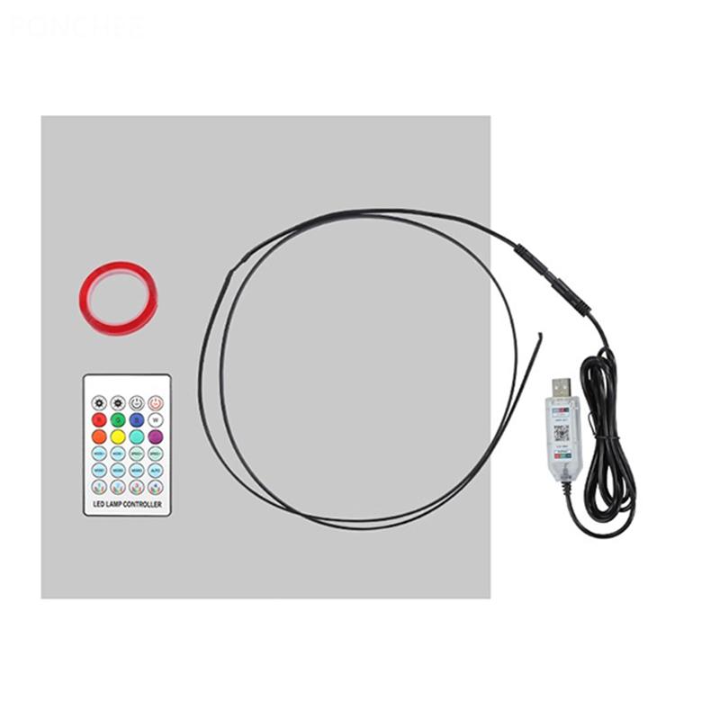 For Geely EX5 Galaxy E5 2024-2025 Ambient Light Central Control LED 64-color Ambient Lighting Automobile Modification Supplies