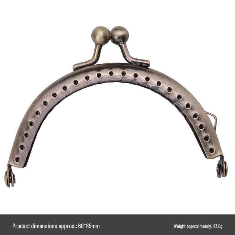 Retro Handmade Coin Purse Clasp Clips - DIY Material Kit for Crafting Bags