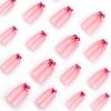 24 Pieces New Simple French White Edge Manicure Valentine's Day Wear Nail Red Bow Repeatable Nail Piece