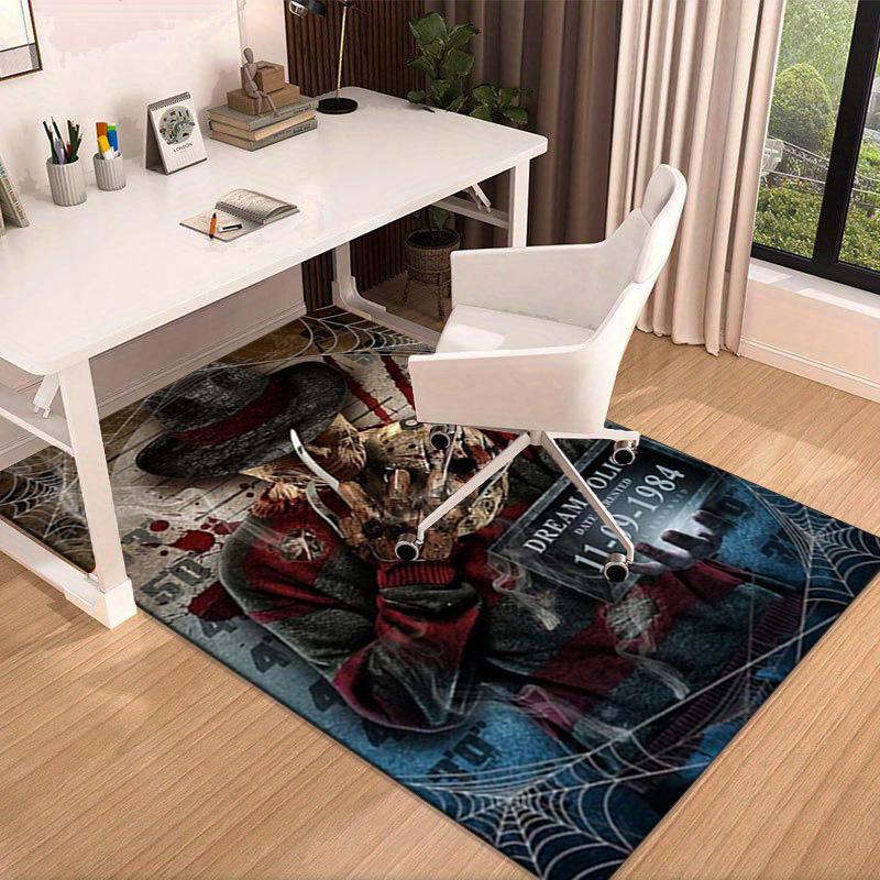 Halloween Horror Night Carpet, Chair Rug,Rug for Office Bedroom Living Rooms, Doormat Decor Fan Gift Christmas Gift