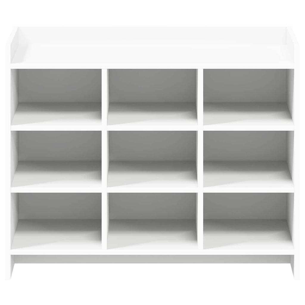 Shoe Cabinet with Storage White 85 x 39.5 x 70 cm Engineered Wood