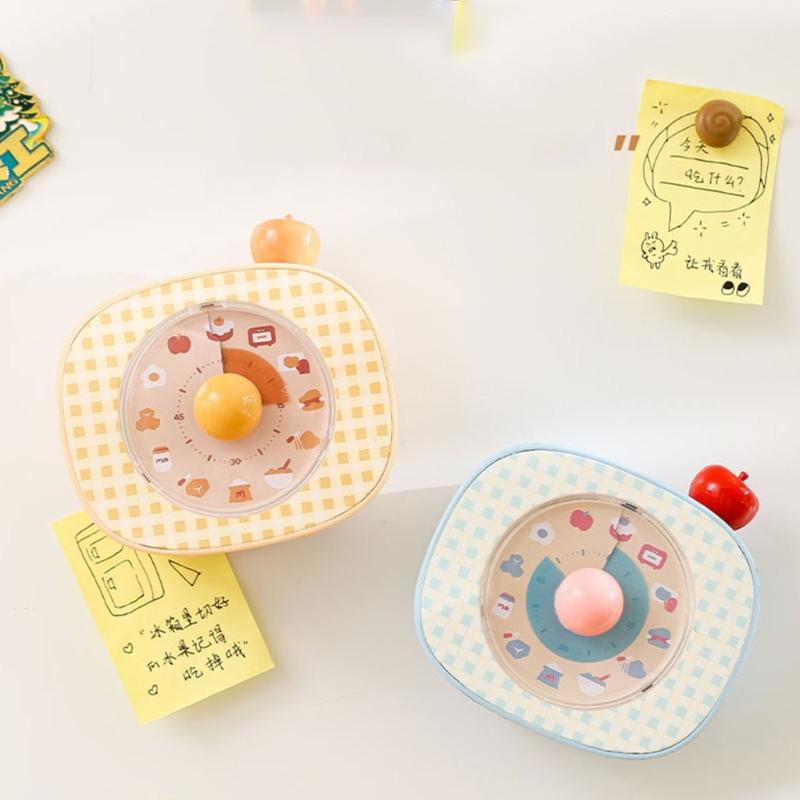 Portable Visual Rotating Timer Quiet Count Down Clock For Study Kitchen Cooking Use Time Management Device