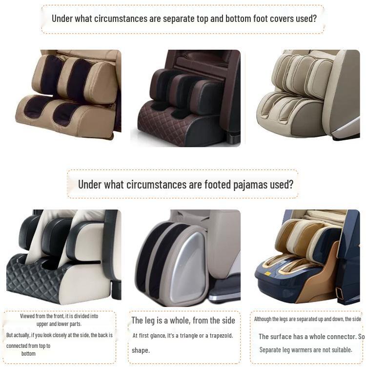 Elastic Washable Massage Chair Leg & Foot Dust Covers for Home