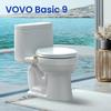 VOVO Basic 9 Cold Water No Power Supply Slim Toilet Seat Cleaning Easy Water Pressure and Angle Bamboo Dial Shower Rear Nozzle White Only, Required,