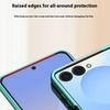 For Samsung Galaxy Z Flip7 5G Case Hinge Design Electroplating PC Clear Phone Cover