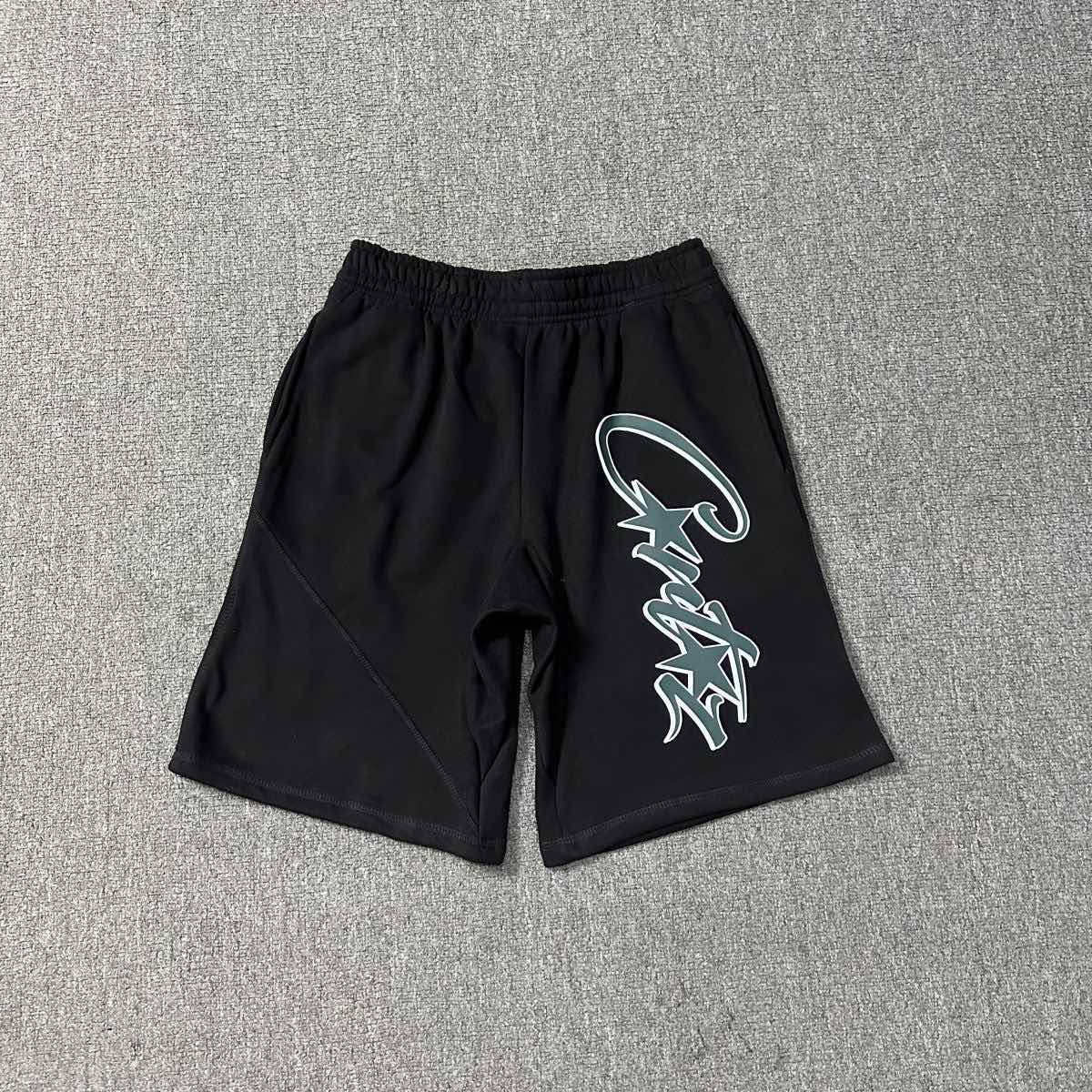 LUXEON New Men s Letter Print Shorts Casual Streetwear Loose Drawstring Basketball Shorts for Summer S