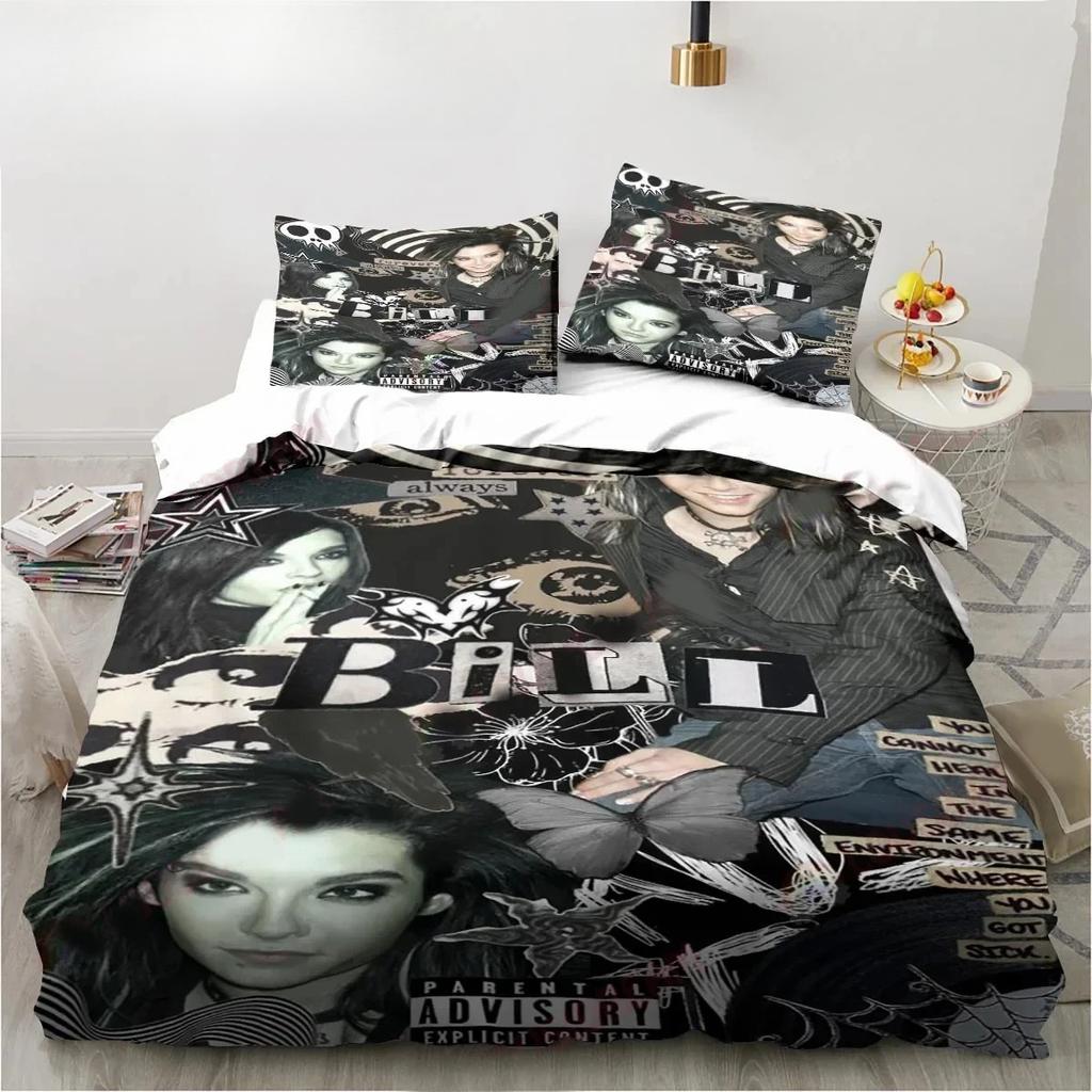 Tokio Hotel Band Bettbezug Kissenbezug Bettwäsche-Set Erwachsener Junge Mädchen Schlafzimmer Dekoration Geschenk Einzel Doppel Große Größe