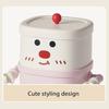 Cartoon Pen Holder Multifunctional Makeup Brush Holder Kitchen Storage Cup Cute Desk Organizer with Lid for Office Home