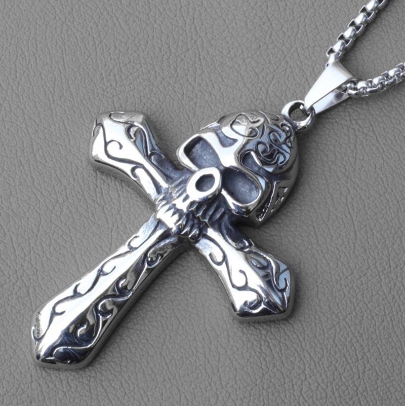 Flame Sun God Titanium Steel Necklace - Unisex Hip Hop Pendant