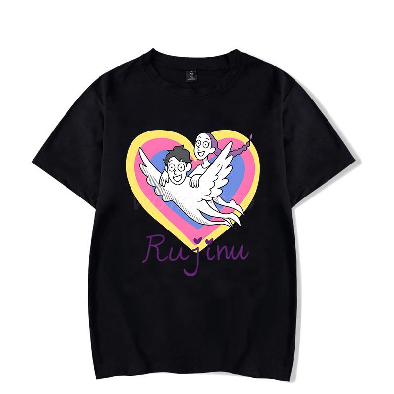 

Saja Boys Jinu Футболка Аниме Аниме Персонажи Принт Футболка Мужчины Женщины Мода Хип-Хоп Футболки Короткий Рукав Рок-н-Ролл Футболки 3XL