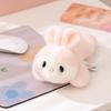 6 Styles Cuddly Lying Prone Cartoon Animal Plush Toys Soft Fluffy Panda Dog Bear Doll Lovely Desktop Pets Kawaii Gift To Girls