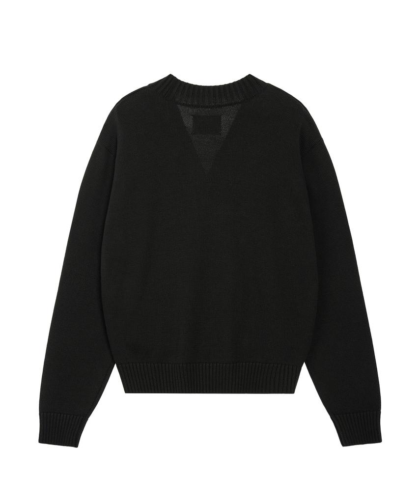 Rest&Recreation V-Neck Knit Cardigan - Black