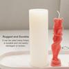 Ny DIY Enkel Klem Familie Lys Silikonform Kjærlighet Par Lysformer Portrett Aromaterapi Lys Resinform Lyslaging