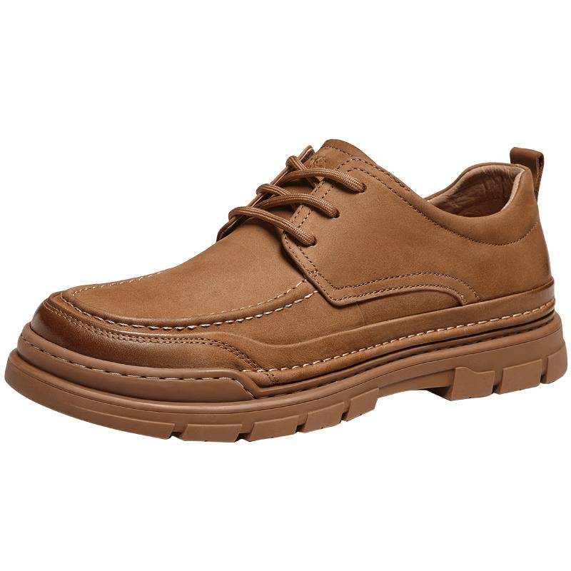 CAMEL Men s Retro Leather Work Boots 40 хаки