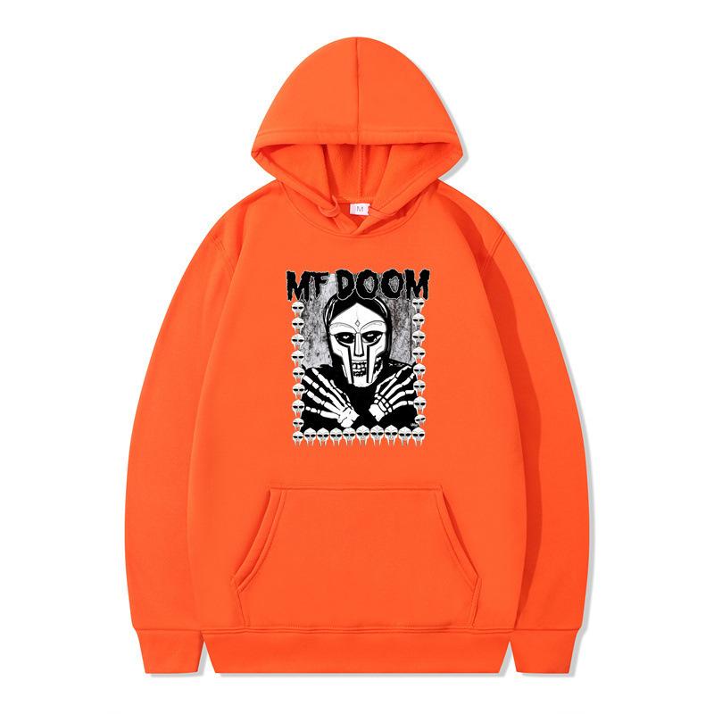 Autumn and Winter New Cartoon Print Loose Top Fashion Casual Hooded Sweater Men's and Women's Clothing