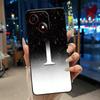 Beautiful Bright Color Couple Phone Case For ZTE Blade A35E Anti-scratch Soft Lucky Initial A-Z Letter Pattern Shell