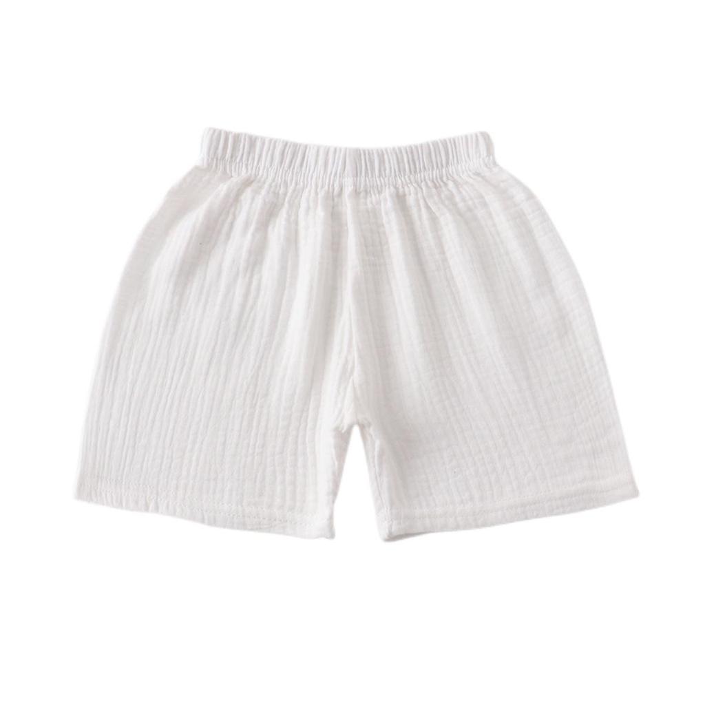 2023 Kids' Summer Cotton & Linen Double-Layer Gauze Shorts