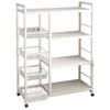 Multi-Layer Kitchen Microwave and Vegetable Storage Rack