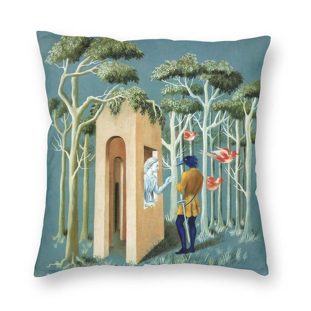 Remedios Varo Garden Of Love Square Pillowcase Polyester Linen Velvet Printed Zip Decor Car Cushion Cover