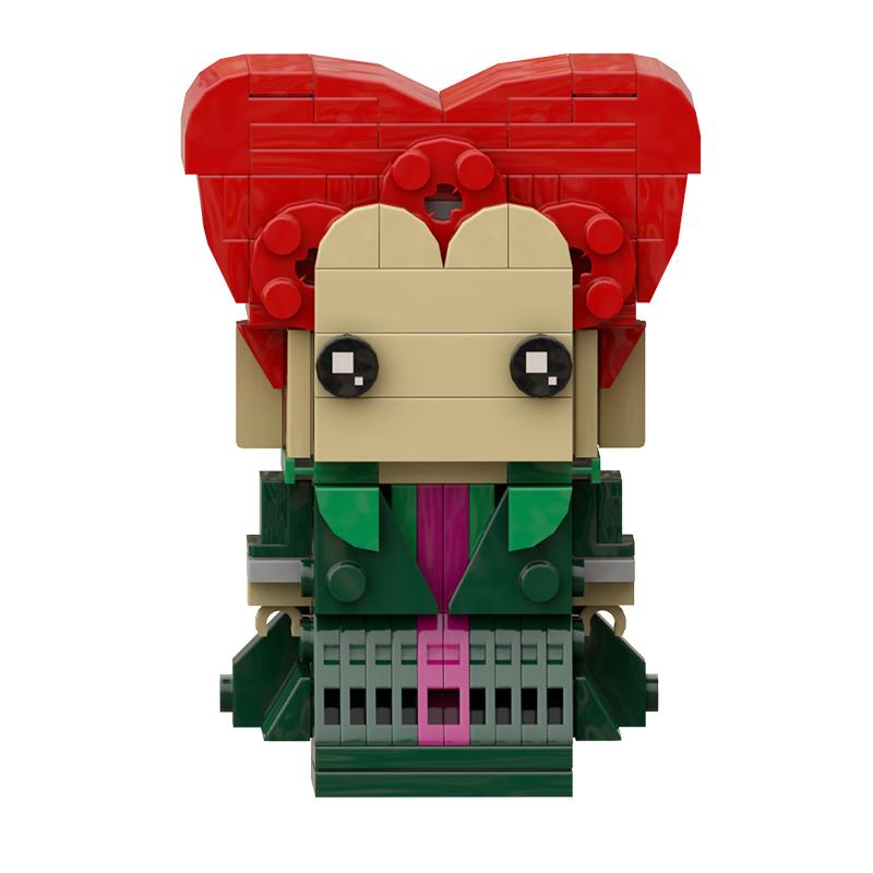 Buildmoc BrickHeadzs Hocus Pocused Action Figures Winifred Mary Sarah Building Blocks Movie Witch Three Sisters Bricks Toys Gift