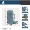 Рюкзак Deuter Aircontact Core 55+10 SL shale/ivy (Damen) (3350422-4219)