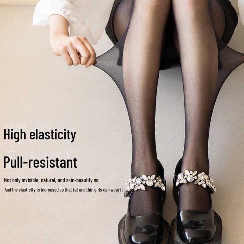 2024 Dongfangyuan Ultra-Thin Black Breathable Silk Pantyhose for Women - Spring/Summer Collection