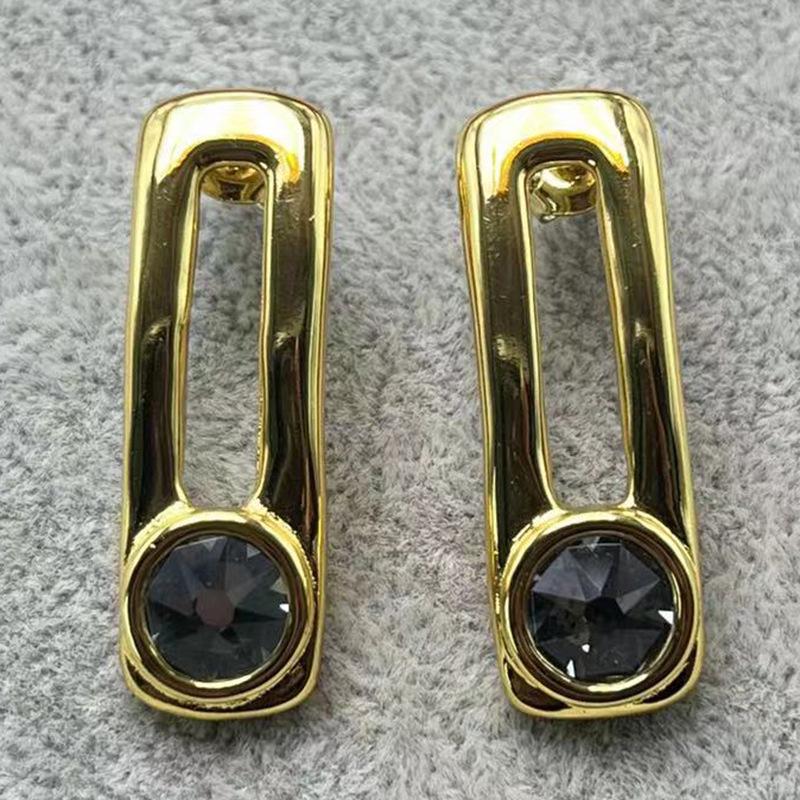 2024 UNOde50 Elegant European & American Gemstone Women s Earrings - Fashionable High-Quality Jewelry Gift