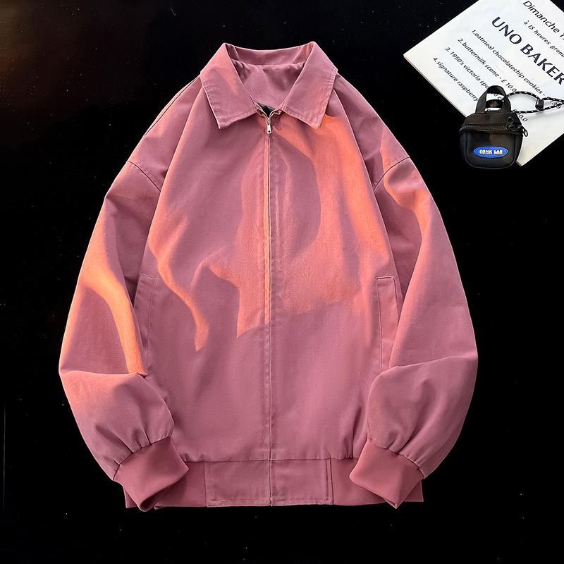 Unisex Denim Jacket: Retro Lapel, Versatile Style for Couples - Perfect for Spring and Autumn. XL