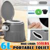 Portable Toilet Outdoor Camping Load 250kg Adult Children Mobile Camping Toilet For Home Hospital Travel Boat Side Put Phone