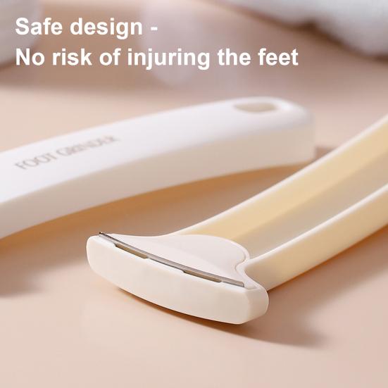 Plastik Pedikür Kazıyıcı Taşınabilir Pedikür Ayak Törpüsü Ölü Deri Topuk Nasır Giderme Aracı Çatlak Topuklar ve Pürüzlü Ayaklar İçin