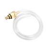 ACROPIX Filter Drain Tool Filter Hose Tube Pipe Fits Toyota Gold Tone Clear 1 Piece