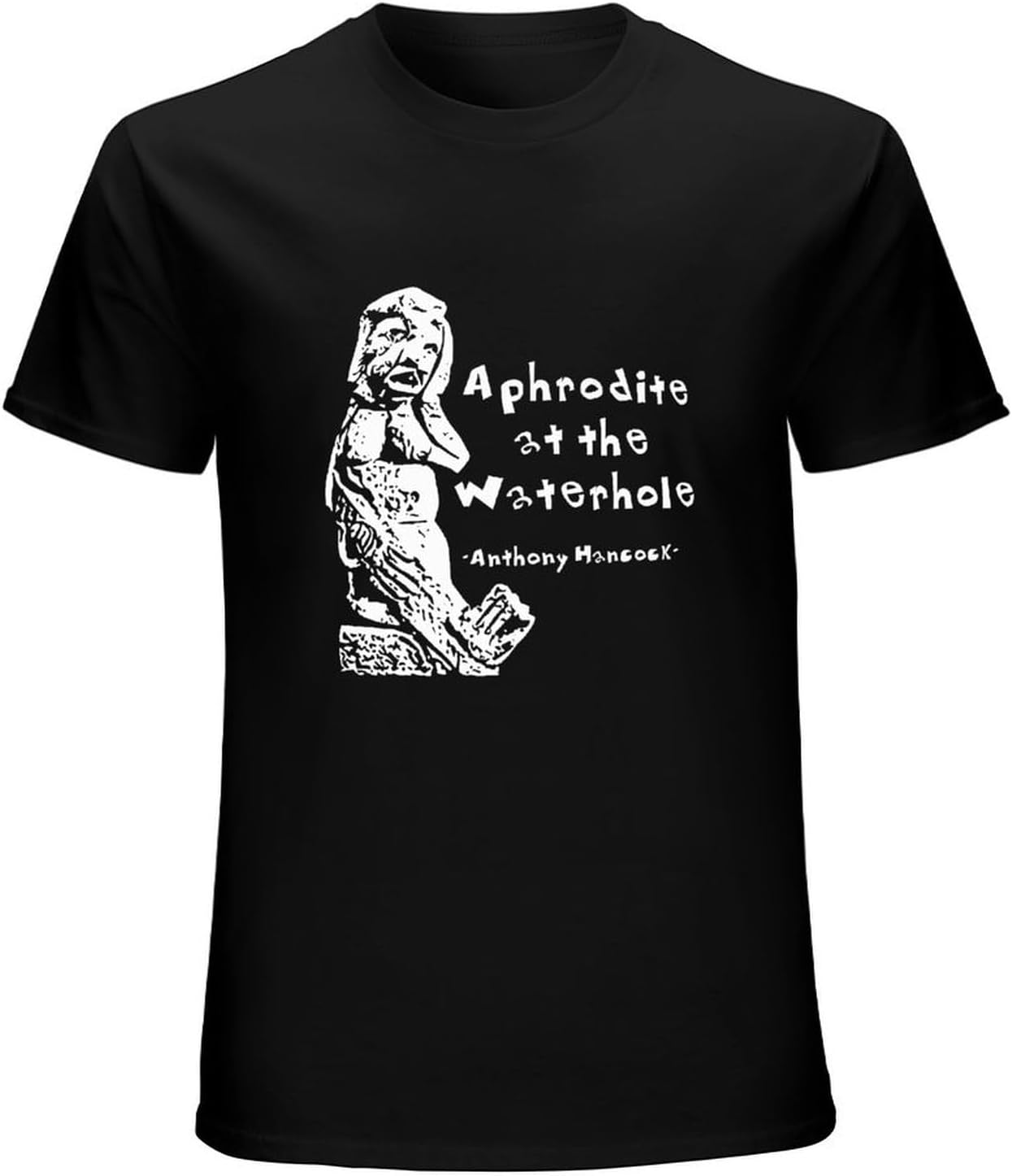 Men s Tony Hancock T Shirt The Rebel. Aphrodite at The Waterhole Sculpture Movie Tee Black L чёрный