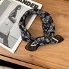 Silk scarf neck small square scarf spring and summer new high-end silk scarf bag strap headscarf headband waist belt streamer