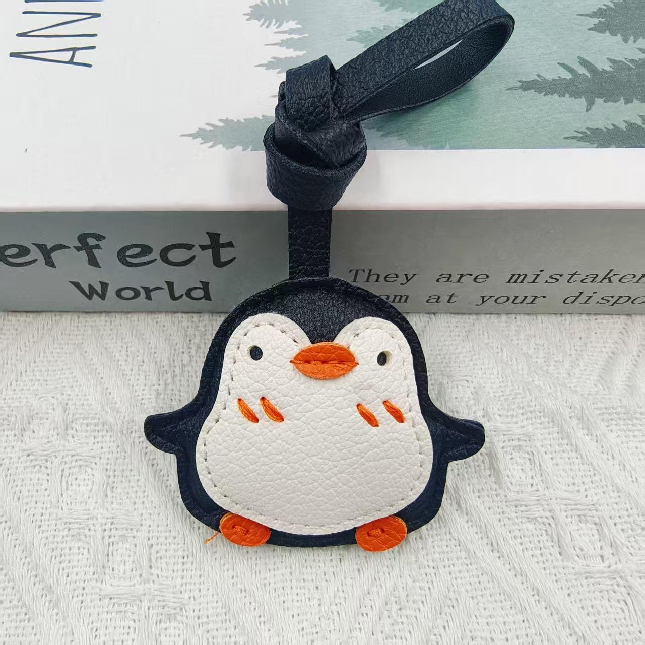 

Creative Penguin Leather Keychain Ornament – Cute and Exquisite Pendant Gift чёрный