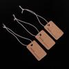 Kraft Paper Hanging Price Tag with String - Thick, Blank Handwrite Label Card