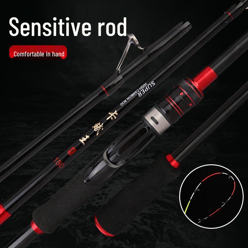 Shore Casting Soft Tip Raft Fishing Rod