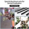 5/10m Plant Shaping Aluminum Wire Bonsai Styling Wires Black Plant Support Wire Reusable Garden Accessories Gardening Tools