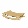 Cat Rocking Hammock Breathable Elevated Lounger Solid Wood Frame Wooden Pet Rocker for Cats,